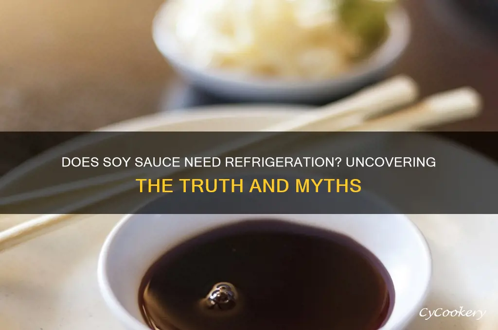 is soy sauce bad if not refrigerated