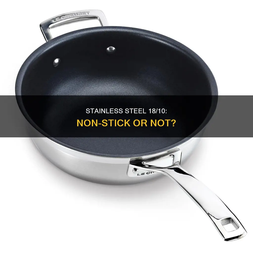 is stainless steel pan non stick 18 10