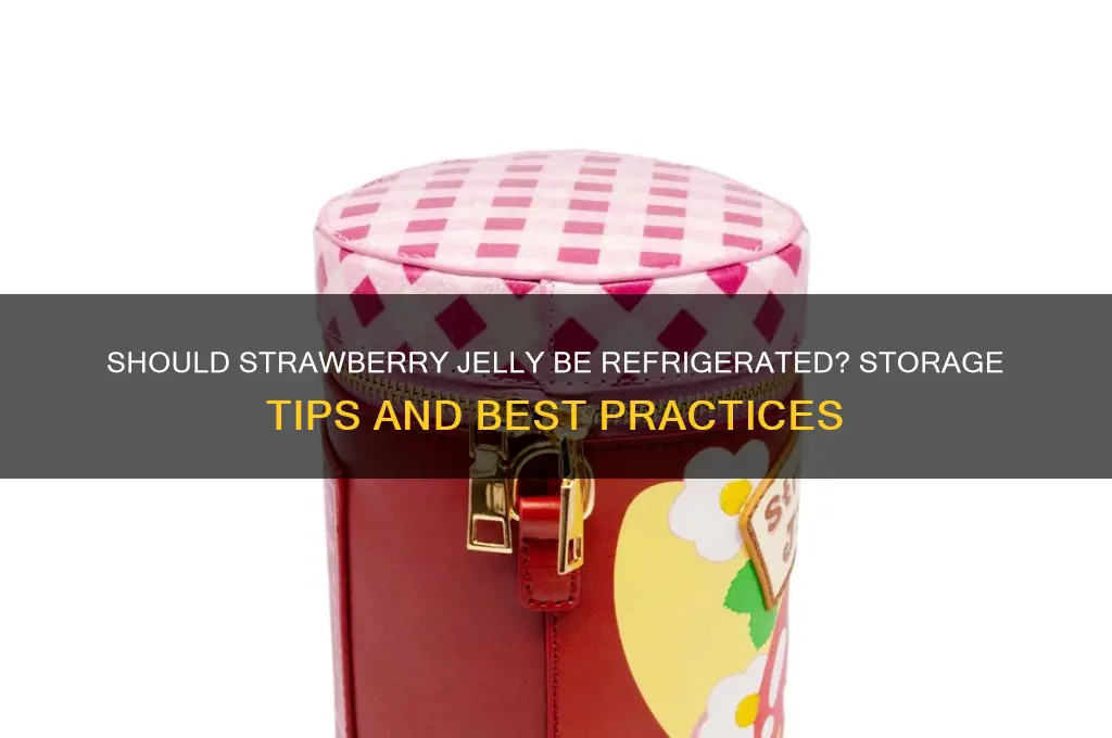 is strawberry jelly supposed to be refrigerated