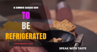 Does Summer Sausage Need Refrigeration? Storage Tips and Safety Guide
