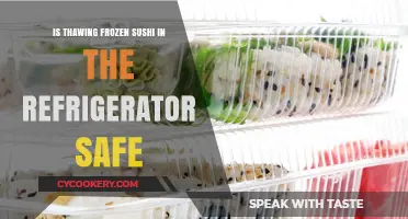 The Safest Way to Thaw Frozen Sushi: Refrigerator Thawing Explained
