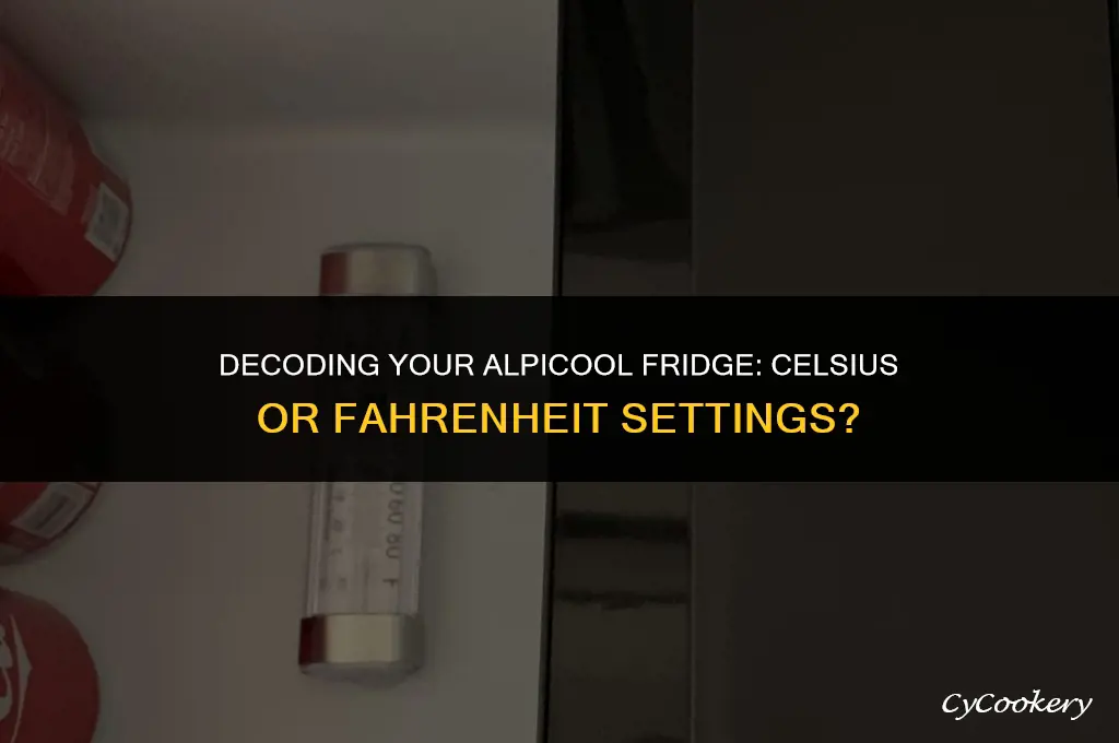 is the alpicool refrigerator settings in celsius or fahrenheit
