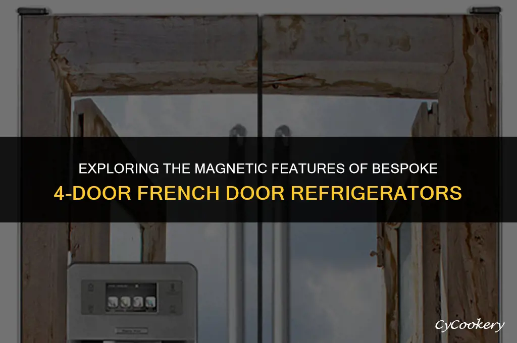 is the bespoke 4-door french door refrigerator magnetic
