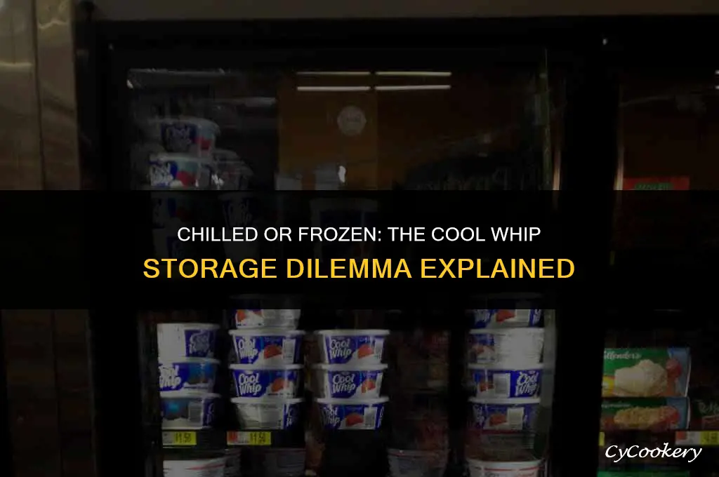 is the coolwhip in the store frozen or refrigerated
