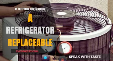 Can You Replace the Freon Container in Your Refrigerator?