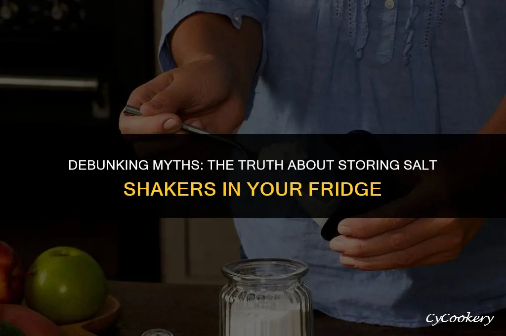 is the refrigerator a dry place for salt shakers