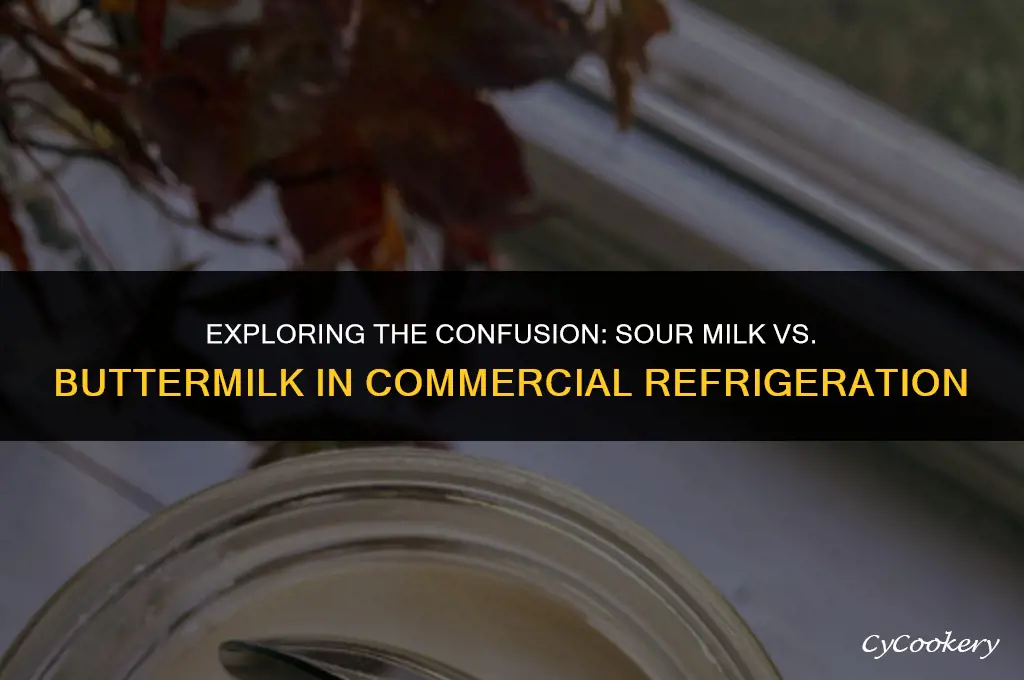is the sour milk commercial refrigerator considered buttermilk