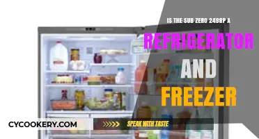 Exploring the Sub-Zero 249RP: Refrigerator, Freezer, or Both?