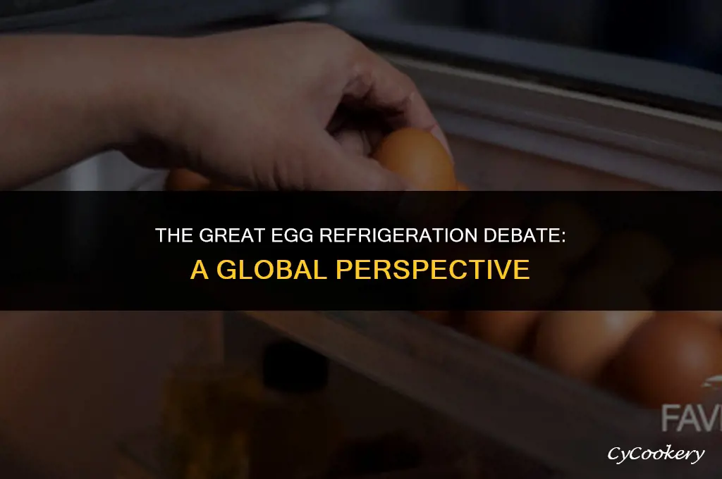is the us the only country that refrigerated eggs