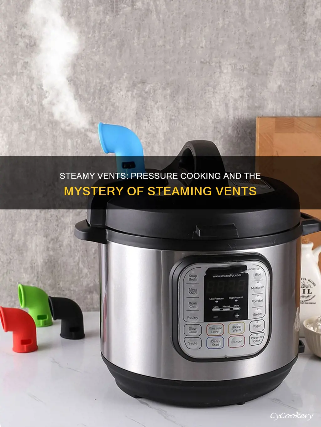 is the vent supposed to steam when pressure cooking