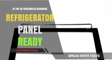XO XOU24BCGS Beverage Refrigerator: Panel Ready Features Explained