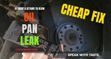 How to Slow an Oil Pan Leak