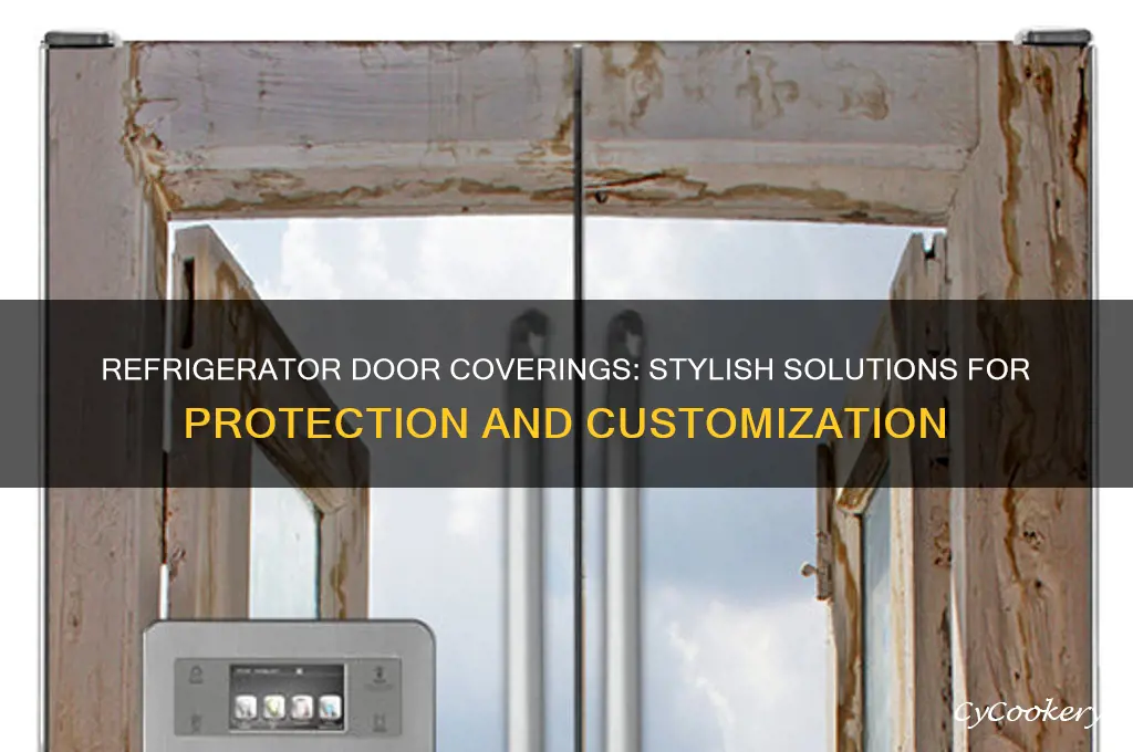 is there a covering for refrigerator doors