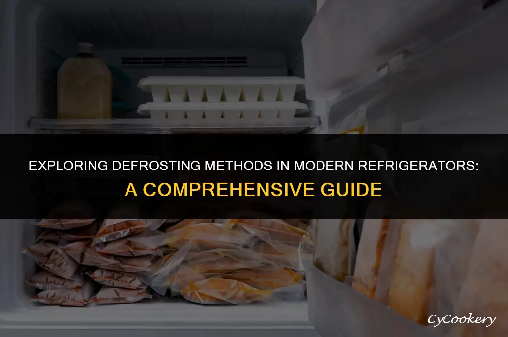 is there a defrosting method in a refrigerator