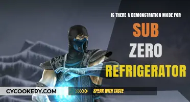 Exploring Sub-Zero Refrigerators: Does a Demo Mode Exist?