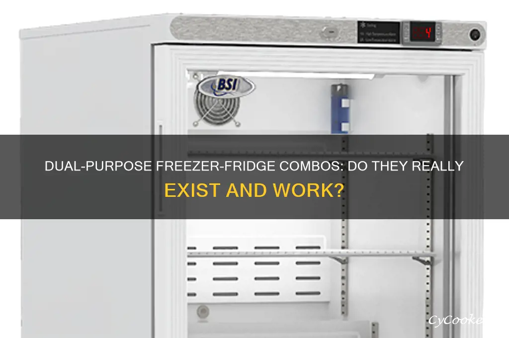 is there a freezer that can also be a refrigerator