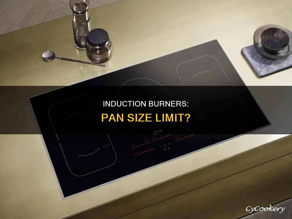 is there a limit to size pan on induction burner