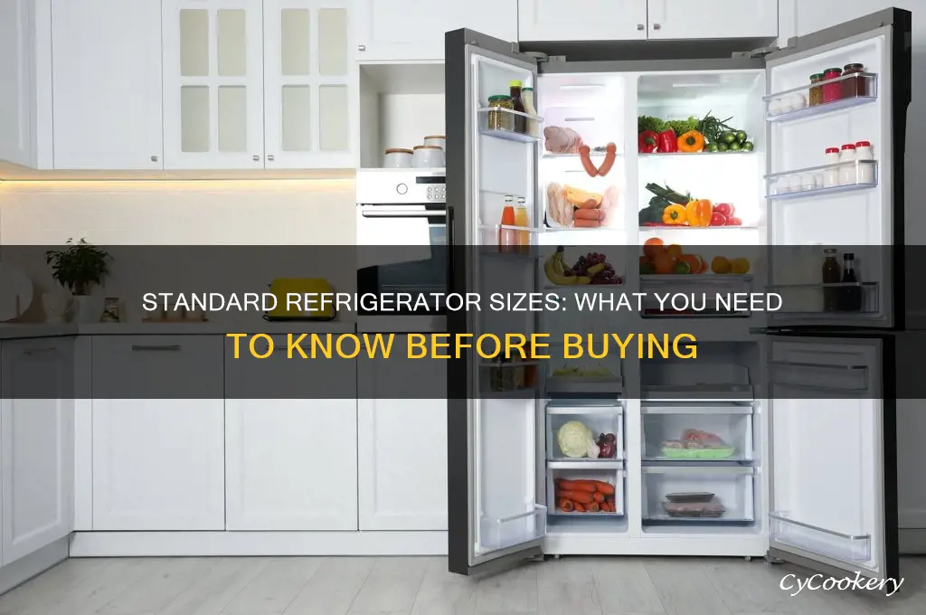 is there a standard size for refrigerators