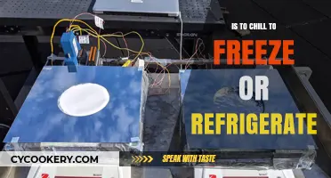Chill, Freeze, or Refrigerate: Understanding the Right Cooling Method