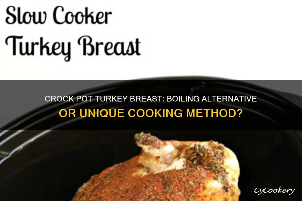 is turkey breast cooked in a crock pot like boiling