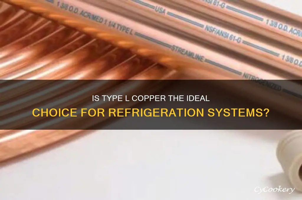is type l copper used for refrigeration