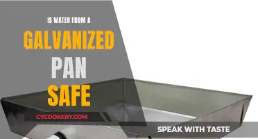 Galvanized Pan Water: Safe to Drink?