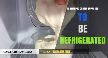 Should Whipped Cream Be Refrigerated? Storage Tips for Freshness