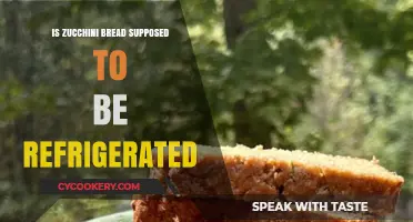 Should Zucchini Bread Be Refrigerated? Storage Tips for Freshness