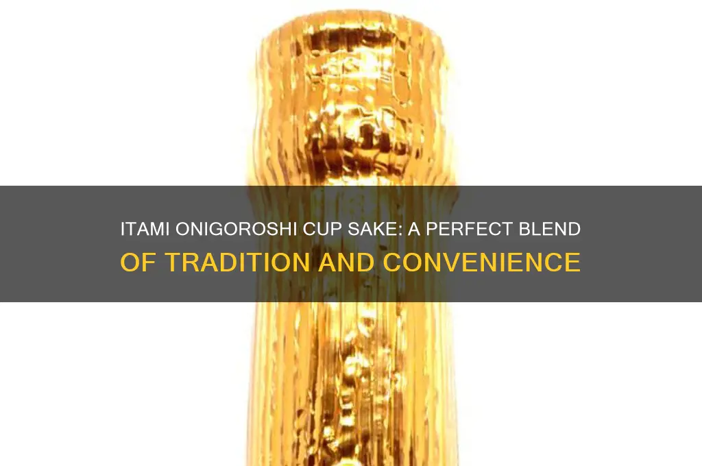 itami onigoroshi cup sake