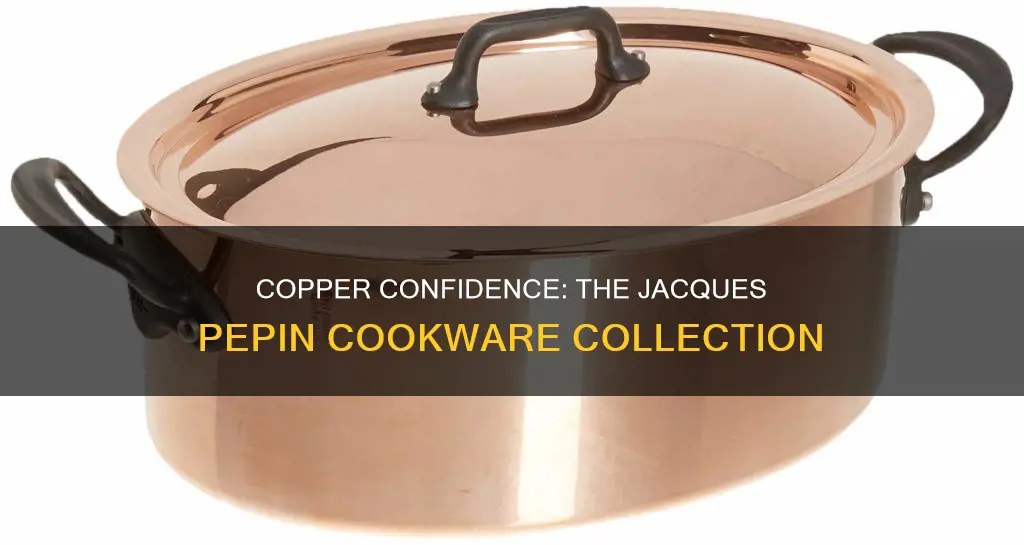 jacques pepin copper 10 piece cookware set