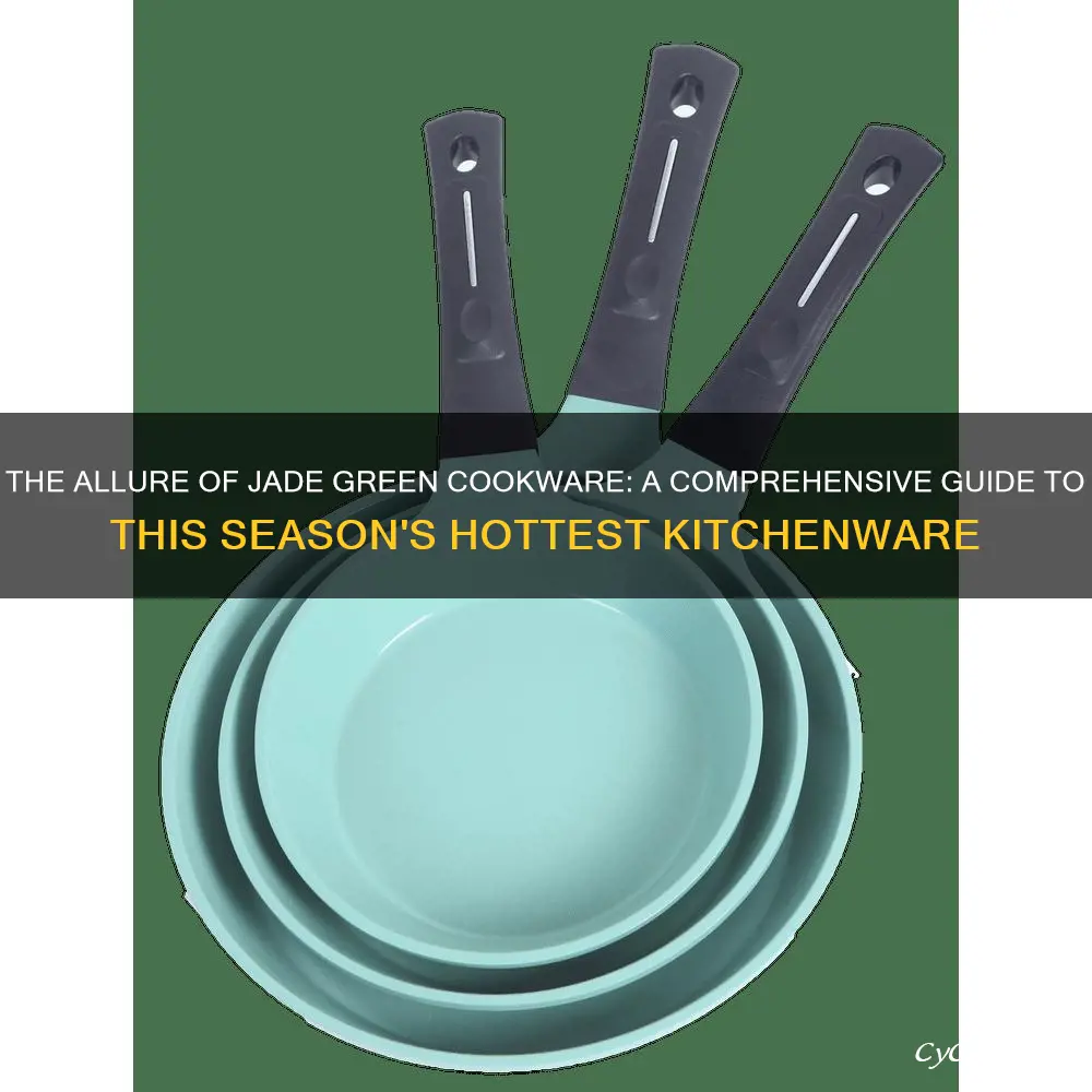 jade green cookware set