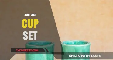 Elegant Jade Sake Cup Set: A Timeless Japanese Drinking Experience