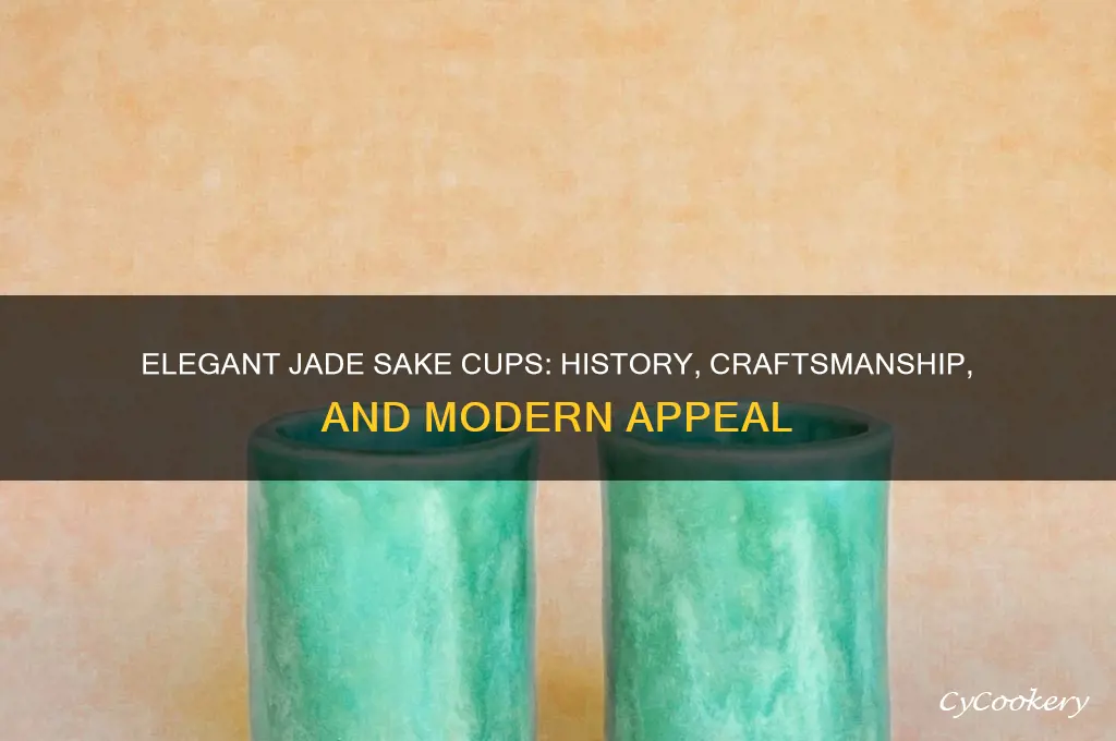 jade sake cups