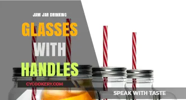Charming Jam Jar Glasses: Stylish Handles for Everyday Sipping Fun