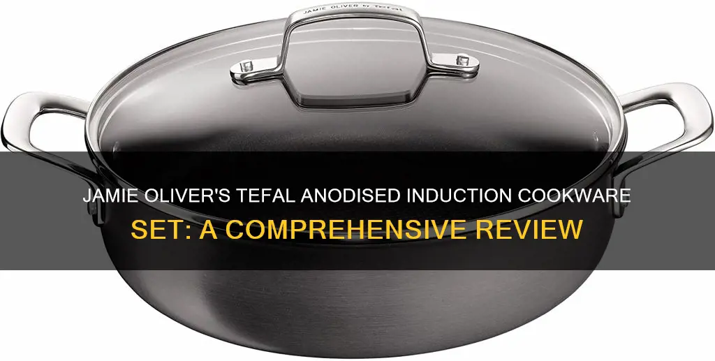 jamie oliver tefal anodised induction 5 piece cookware set