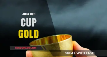 Elegant Japanese Sake Cup: Discover the Golden Artistry and Tradition