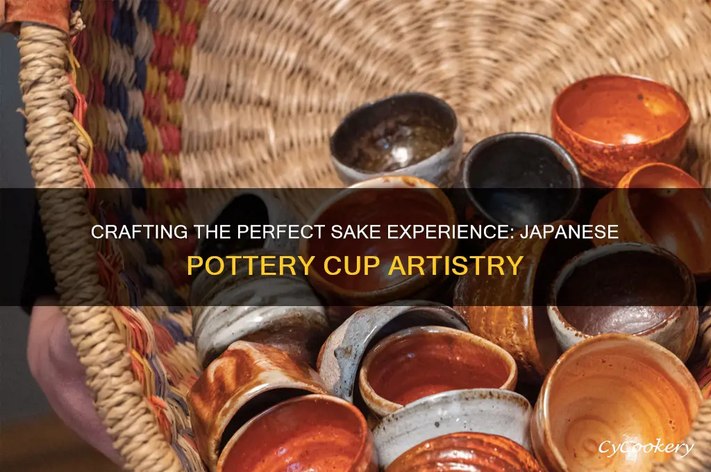 japan sake cup pottery