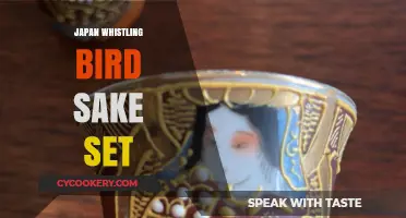 Elegant Japan Whistling Bird Sake Set: Tradition Meets Artistry