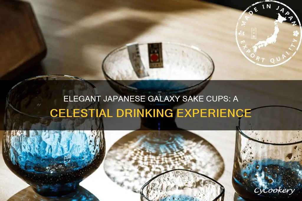 japanese galaxy sake cups