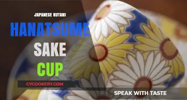 Elegant Kutani Hanatsume Sake Cup: Japanese Craftsmanship Unveiled