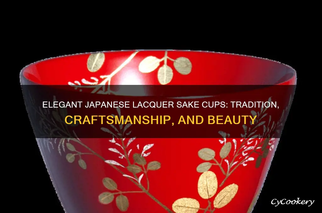 japanese lacquer sake cups