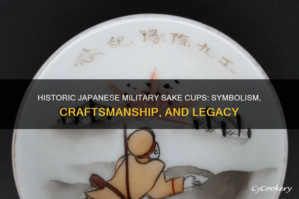 japanese military sake cup