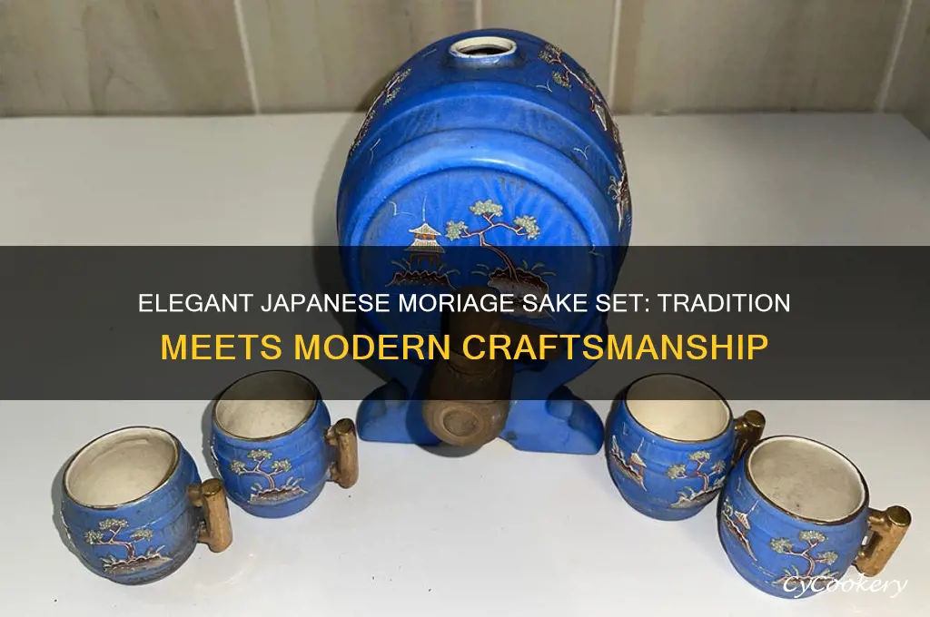 japanese moriage sake set