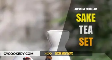 Elegant Japanese Porcelain Sake Tea Set: Tradition Meets Modern Elegance
