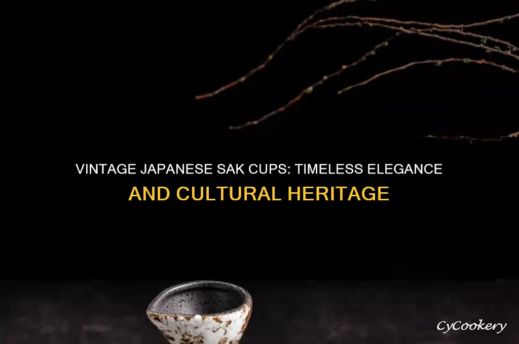 japanese sak cups vintage