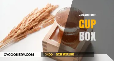 Elegant Japanese Sake Cup Box: Tradition Meets Modern Craftsmanship
