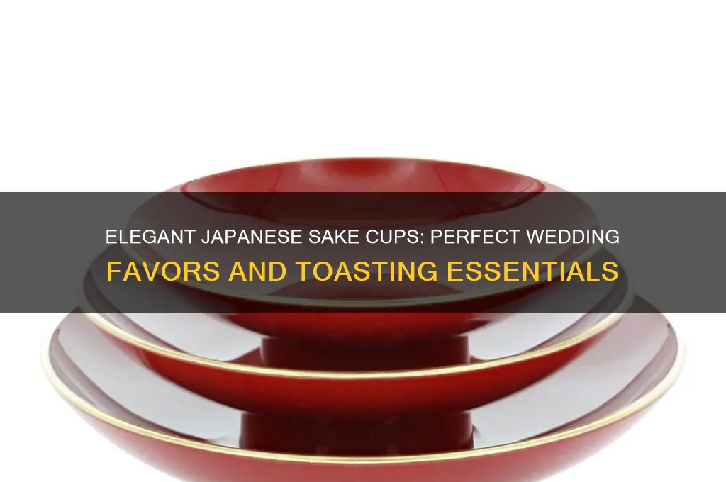japanese sake cups for wedding
