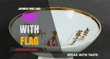 Historic Japanese WWII Sake Cup: A Symbol of Heritage and Flag