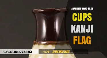 WWII Japanese Sake Cups: Kanji, Flags, and Historical Significance