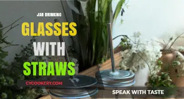 Creative Jar Drinking Glasses with Straws for Eco-Friendly Sipping
